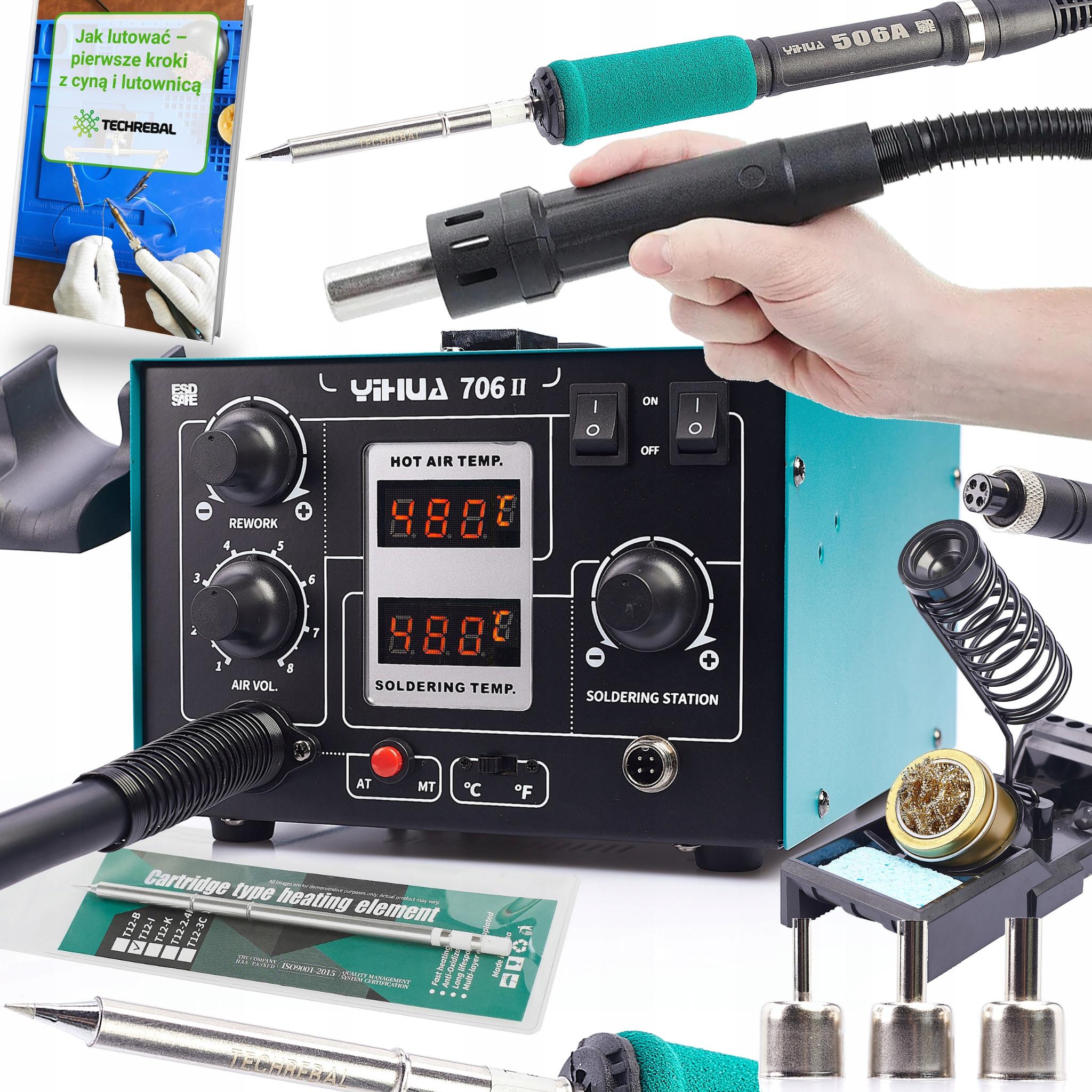 Professional 2-In-1 Hot-Air Soldering Station +