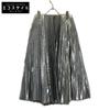 601169 19 Silver Pleated Long Skirt Skirt 34 SilverUsed