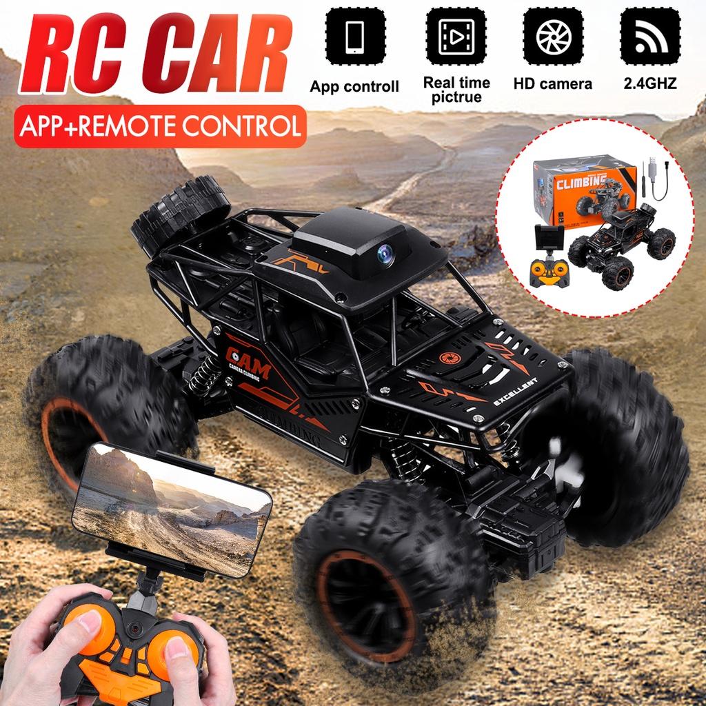 20.5x14x12.5cm 720P Off Road Drift Car Climbing Car Trucks Toys WIFI FPV HD Camera Remote Control Car 4WD High Speed Truck