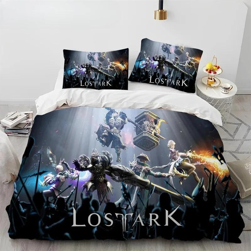3D Lost ARK Spel Gamer Tecknadstäcke Sängklädesset, Påslakan Sängset Täcke Örngott, King Queen Size Sängklädesset Gåva