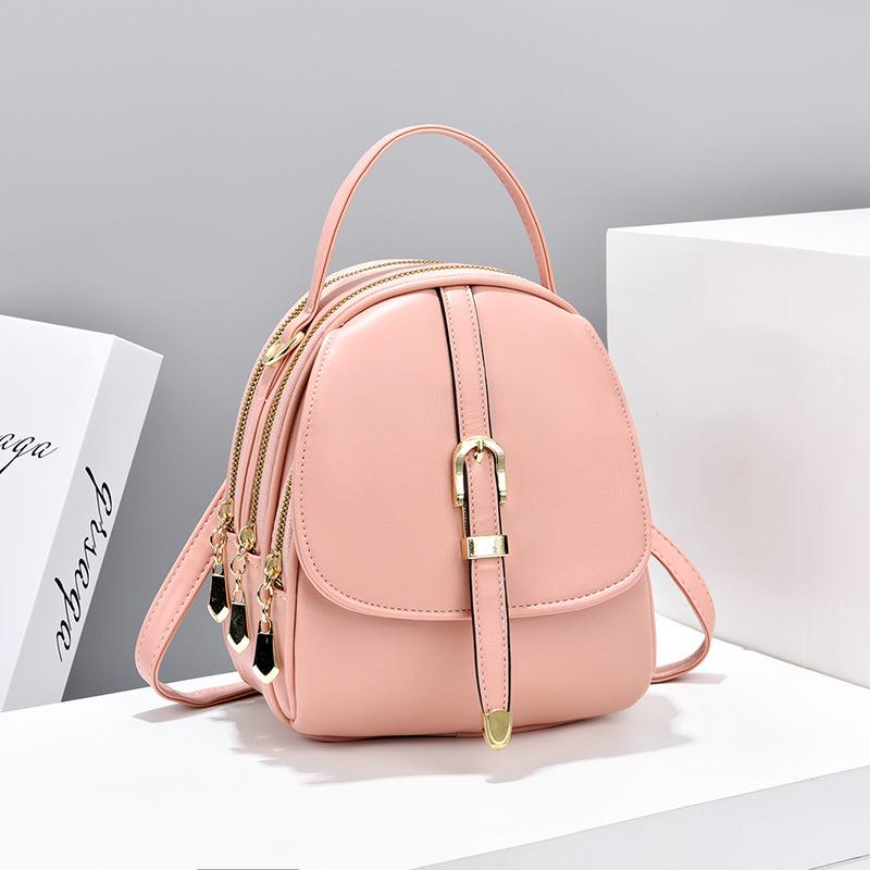 Crossbody dámská taška Nová móda Měkká kožená taška přes rameno Velkokapacitní batohy Výška Texturovaná kabelka