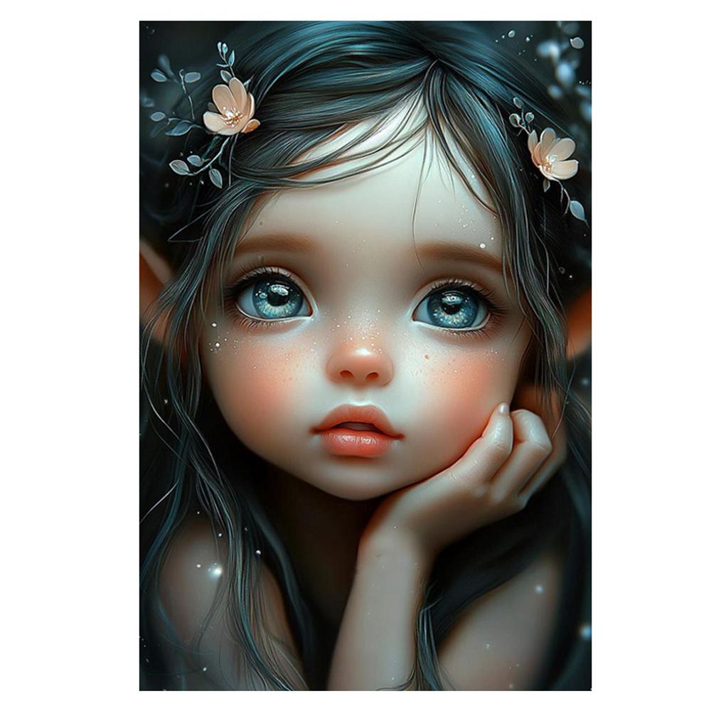 5D Diamond Painting Girl Owl Frog Cat Butterfly Picture Full Diamond Mosaic Elf Embroidery Cross Stitch Kits Art Home Decoration