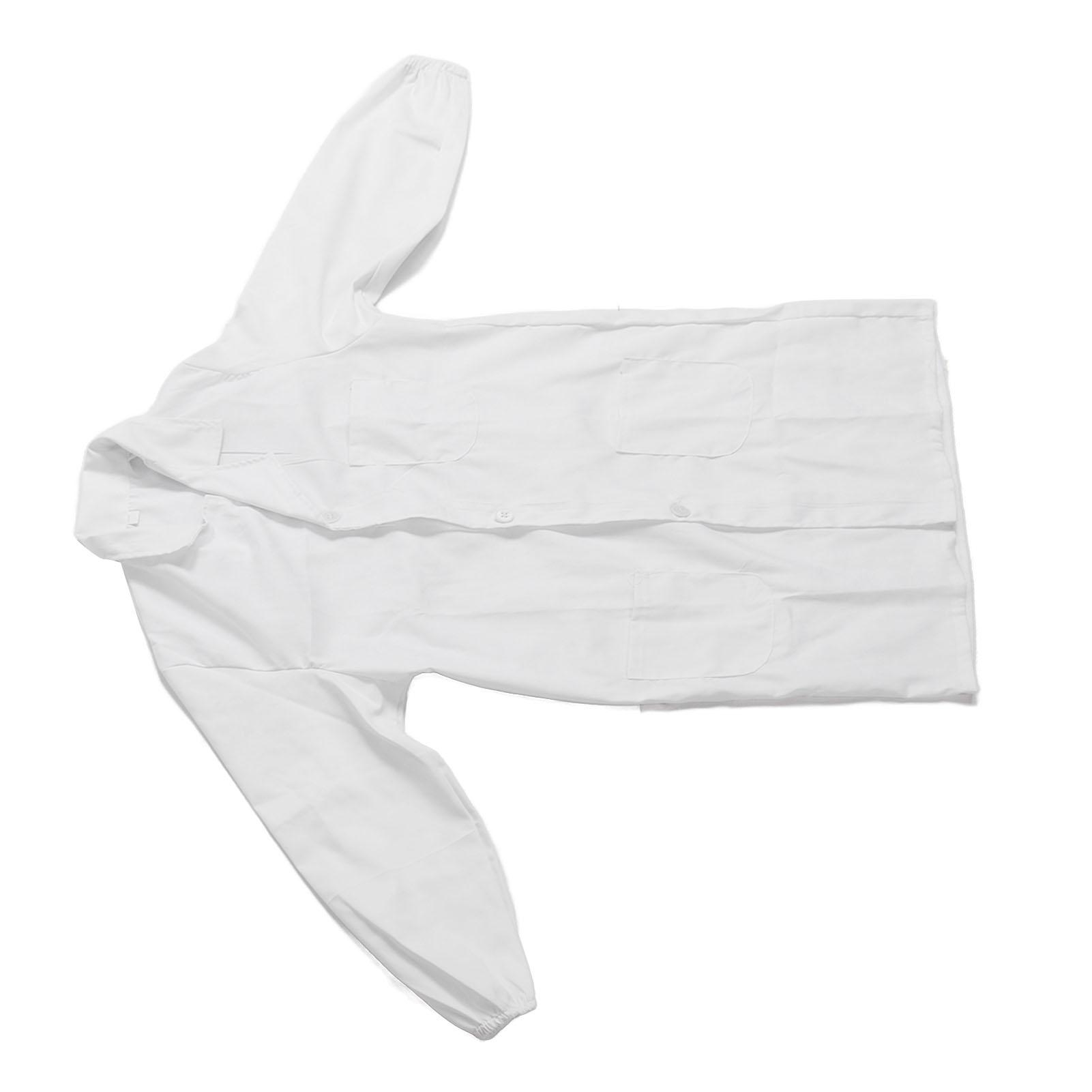 

Лабораторный халат с длинным рукавом, белый лабораторный халат, длинный рукав, медицинская форма для студента-медсестры