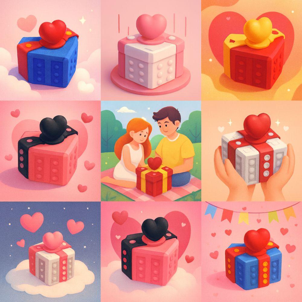 3D Printed Prank Screw Box Funny Gift Storage Box Annoying Screw Gift Box  Valentine's Day