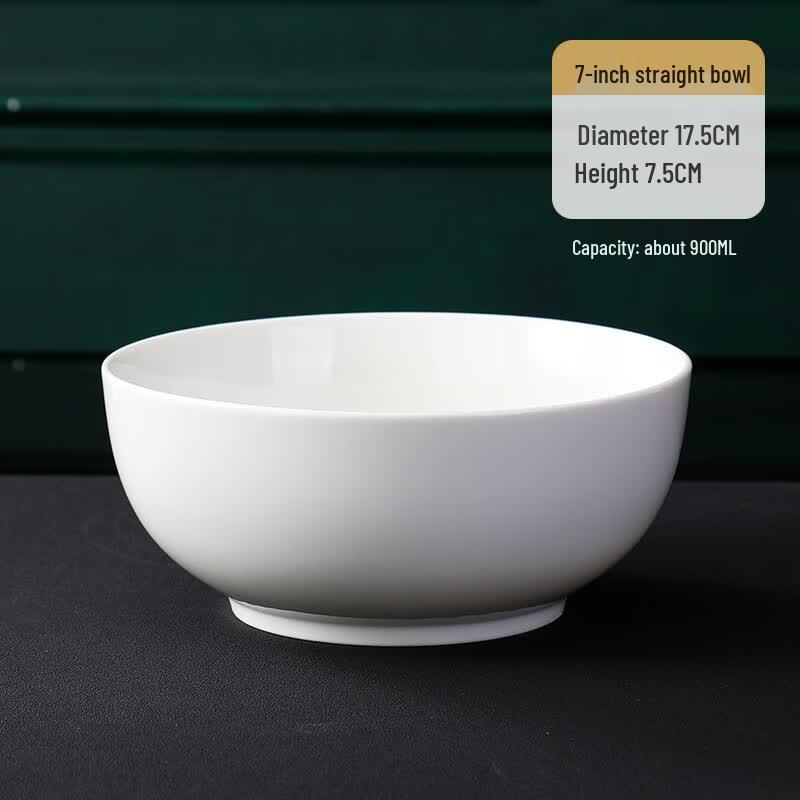 Shen Yufu Ceramic Straight-Mouth Soup & Rice Bowl