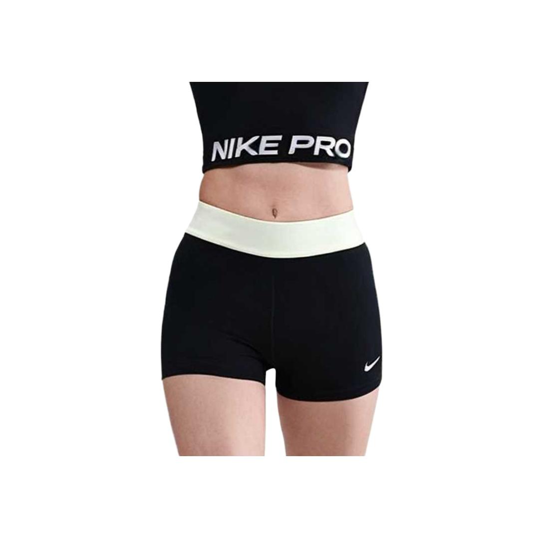 Nike Pro Solid Mid-Rise Slim Fit Skin-Friendly Sports Shorts Women shorts CZ9857-035 M