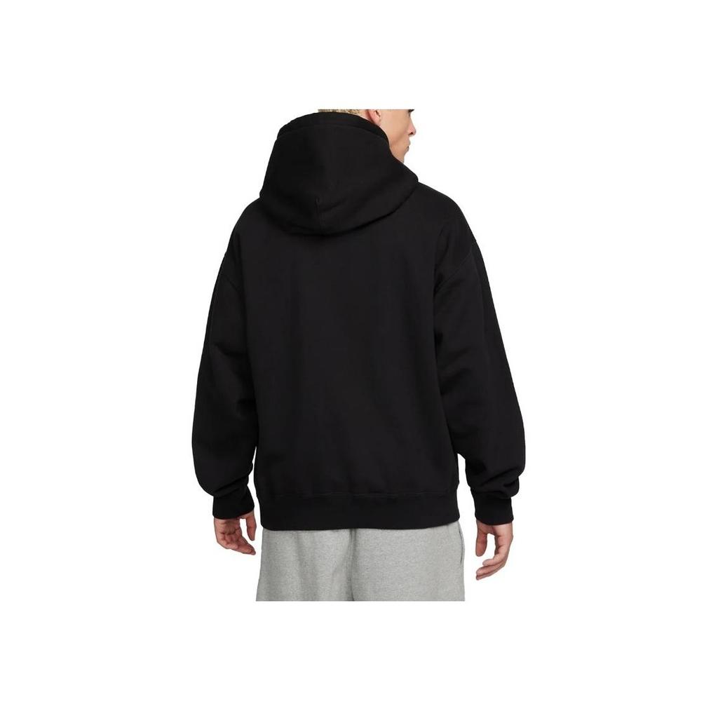 Stussy X Nike Stone Washed Fleece Zip Hoodie (Asia Sizing) Black Unisex Streetwear FJ9176-010