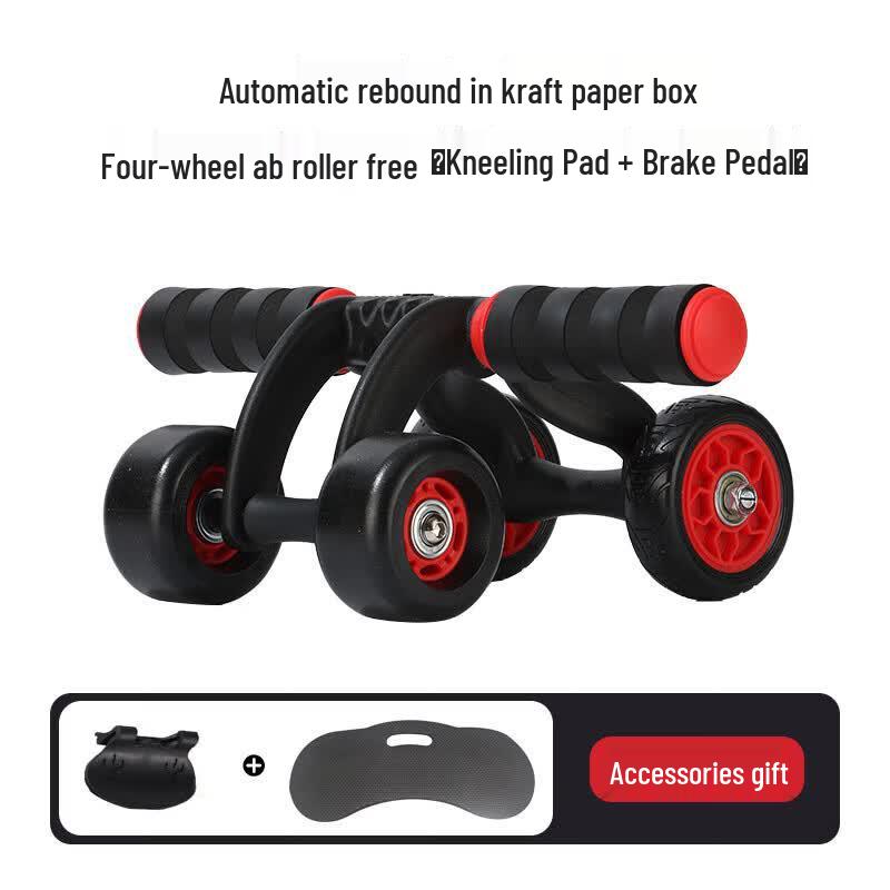 TLXT Automatic Rebound 4-Wheel Ab Roller