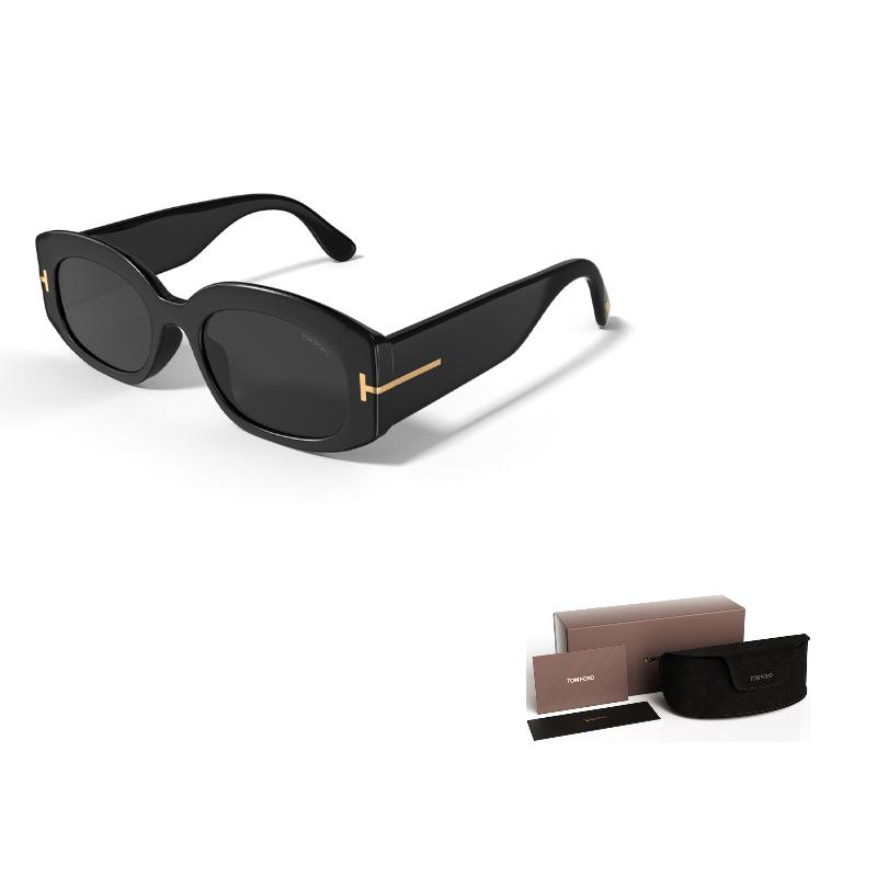 TF High-End Narrow Cat Eye Sunglasses Unisex Sunglasses FT1187