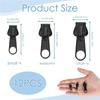 Zips Slider Replacement Zips Repair Set Removable Zips Zippers Pull Fixer Zips Zippers Repair Kits for Jackets Suitcase