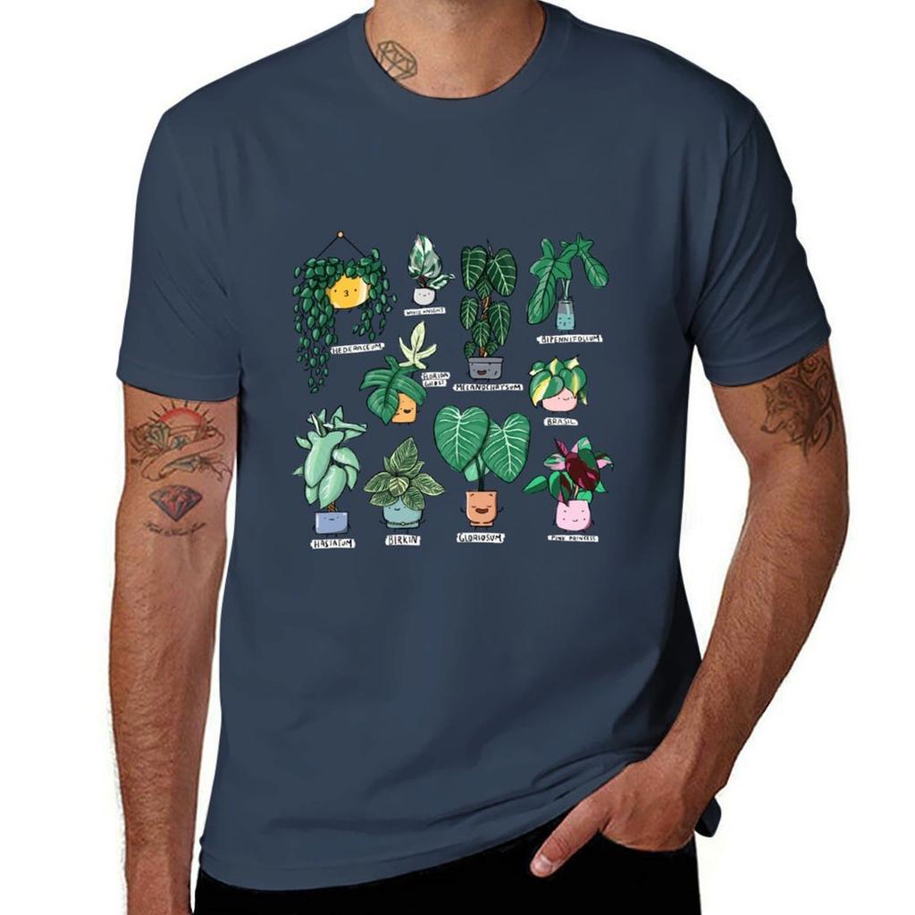 Philodendron Family TShirt Trendy Pattern TShirt for Men