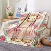 Flanellen Deken met Teddybeerprint, Hoge Kwaliteit, Comfortabel voor Alle Seizoenen, Woondecoratie, Warmte en Comfort, Perfect voor Kerstcadeaus