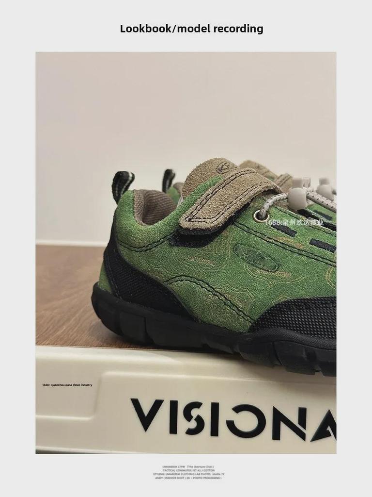 Jasper Dětské jarní outdoorové semišové turistické boty