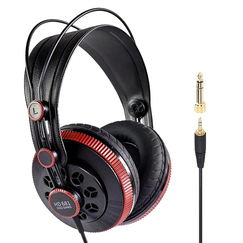 

Superlux Semi-open type professional monitor headphones black HD681-AIR Edition
