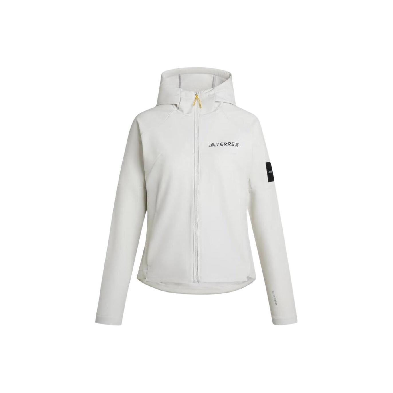 

Adidas X National Geographic Co-branded NG W CW Soft Shell Hooded Jacket, Women Outdoor Sports Long Sleeve Outerwear KE6437 XL