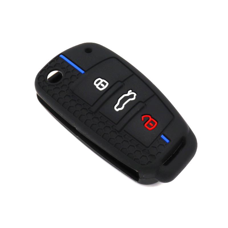 

Чехол для автомобильного дистанционного ключа, чехол для брелока A3 8P A6 TT Q3 A1 A4 Q7 S3 синий