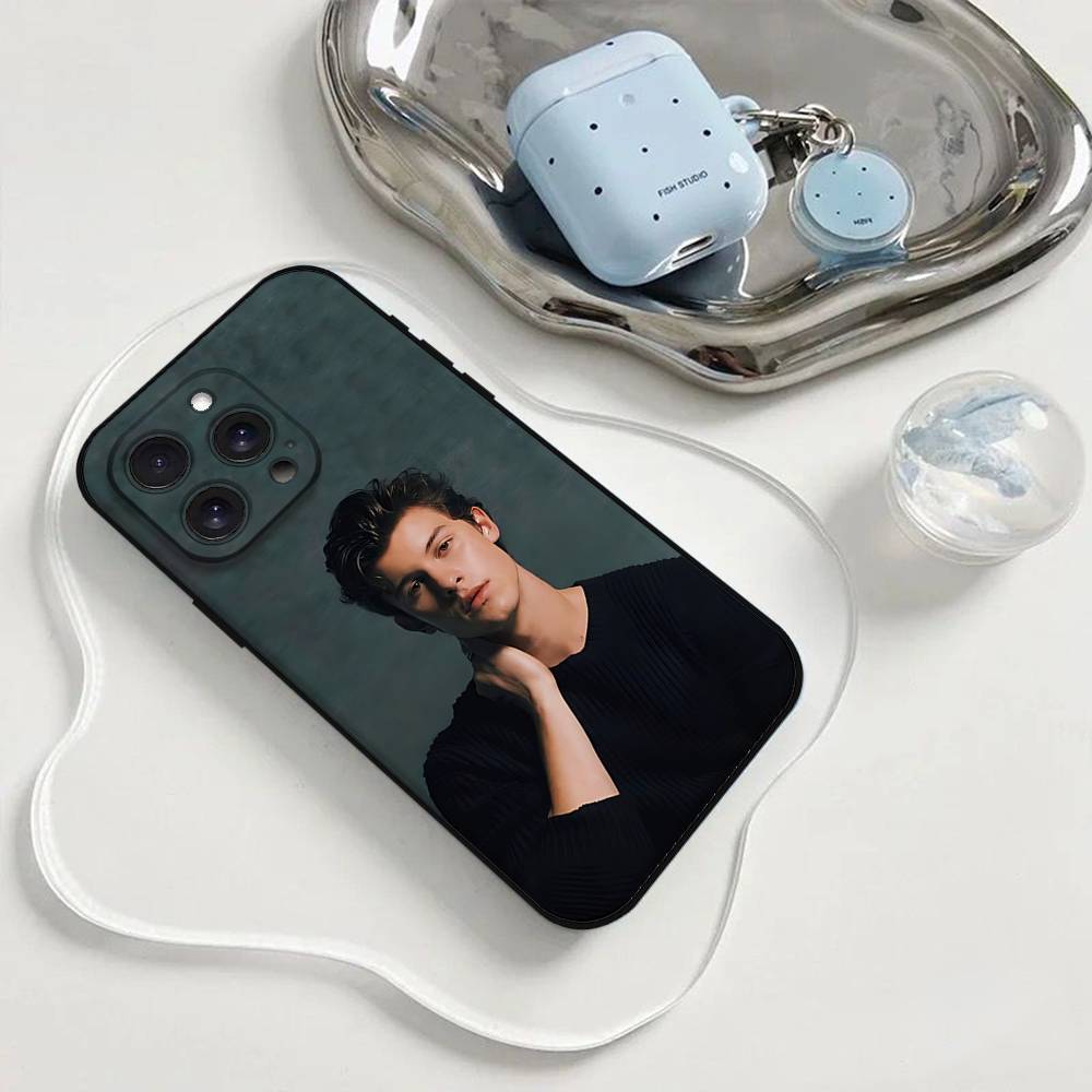 Shawn Mendes Singer Phone Case Phone Case For Iphone 17 16 15 11 13 14 Pro Max X Xr Xs Max 12mini Black Shell Cover Case