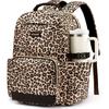 LOVEVOOK Laptop Backpack for Women with Pouch Pocket for Large Capacity Cup,15.6 Inch Laptop Computer Bag Travel Backpack Purse,Waterproof Work