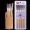 Panda Family Bamboo Chopsticks - 5 Pairs Set