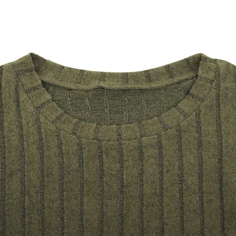 JKASHDK Women's Fashion Casual Spring Autumn Solid Color Print Long Sleeve O-Neck Blouses & Shirts