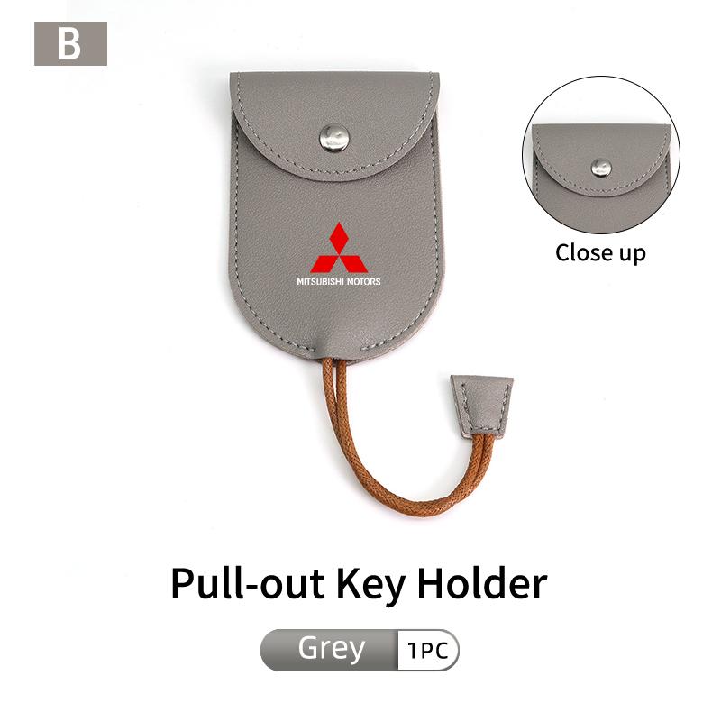 Car Key Bag Storage Tidying Creative Fashion Keychain Storage Accessories For Mitsubishi Outlander Lancer L200 ASX Pajero