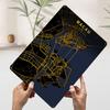 Macau Golden City Map Printed Poster Customized Wall Art Retro Vintage Metal Tin Signs for Wand Deko Bedroom Decorations Decor