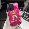 For OPPO A5X 4G 5G CPH2725 Case Fashion Letters Design Hard Tempered Glass Back Covers For OppoA5X A 5X Shockproof Phone Shell