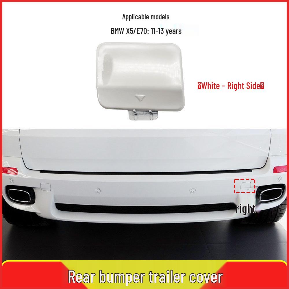 BMW X5 E70 Rear Bumper Tow Hook Covers (Left & Right) - Part 51127271815