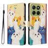For Moto G67 G17 Power Case Flip Wallet Stand Phone Case On for Motorola Moto G17 G57 G67 Power G77 Cover Cute Animal Fundas