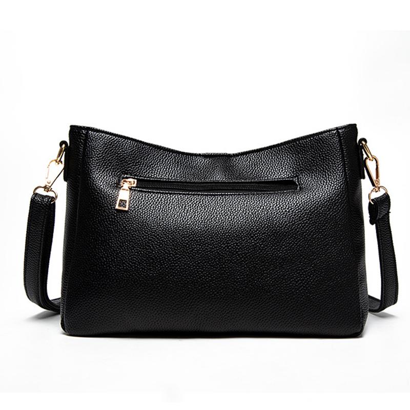 Women Simple Brand Design Large Capacity Crossbody Bags Fashion PU