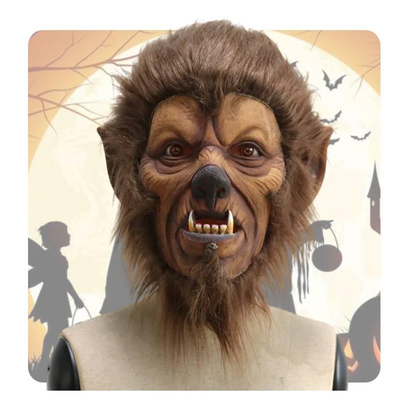 Adorable Lion King Mask Latex Animal Costume Accessories