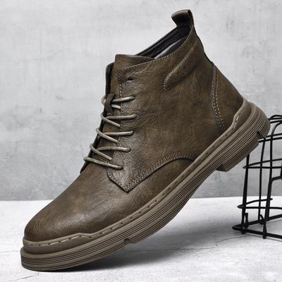 Winterstiefel Chelsea Herrenstiefel Neue Mode Plus Samt Outdoor-Schuhe Qualität Echtes Leder Stiefeletten Business Schnürstiefel