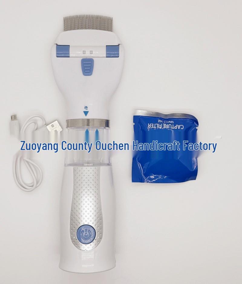 Electric Flea Remover & Hair Cleaner Comb for Pets - Dog and Cat Flea Catcher