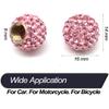 Car Wheel Tire Valve Caps, 4 Pack Crystal Rhinestone Car Tire Wheel Valve Stem Air Caps for Car Tire Accessories Universal for Cars, SUVs, Bicycle,