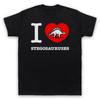 J'adore les stégosaures Amoureux des dinosaures stégosaures Éteint T-shirt Homme et Femme