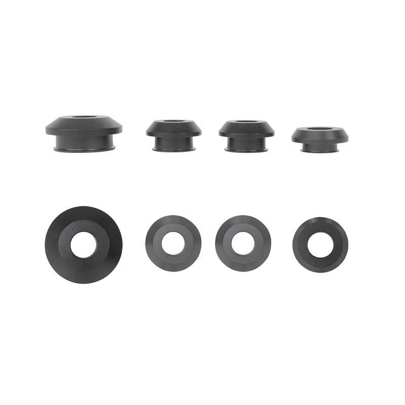 MOTO4U For YAMAHA R3 2015 2016 2017 2018 Aluminum Racing Wheel Spacer 4PCS Motorcycle Driven Captive Spacer Black