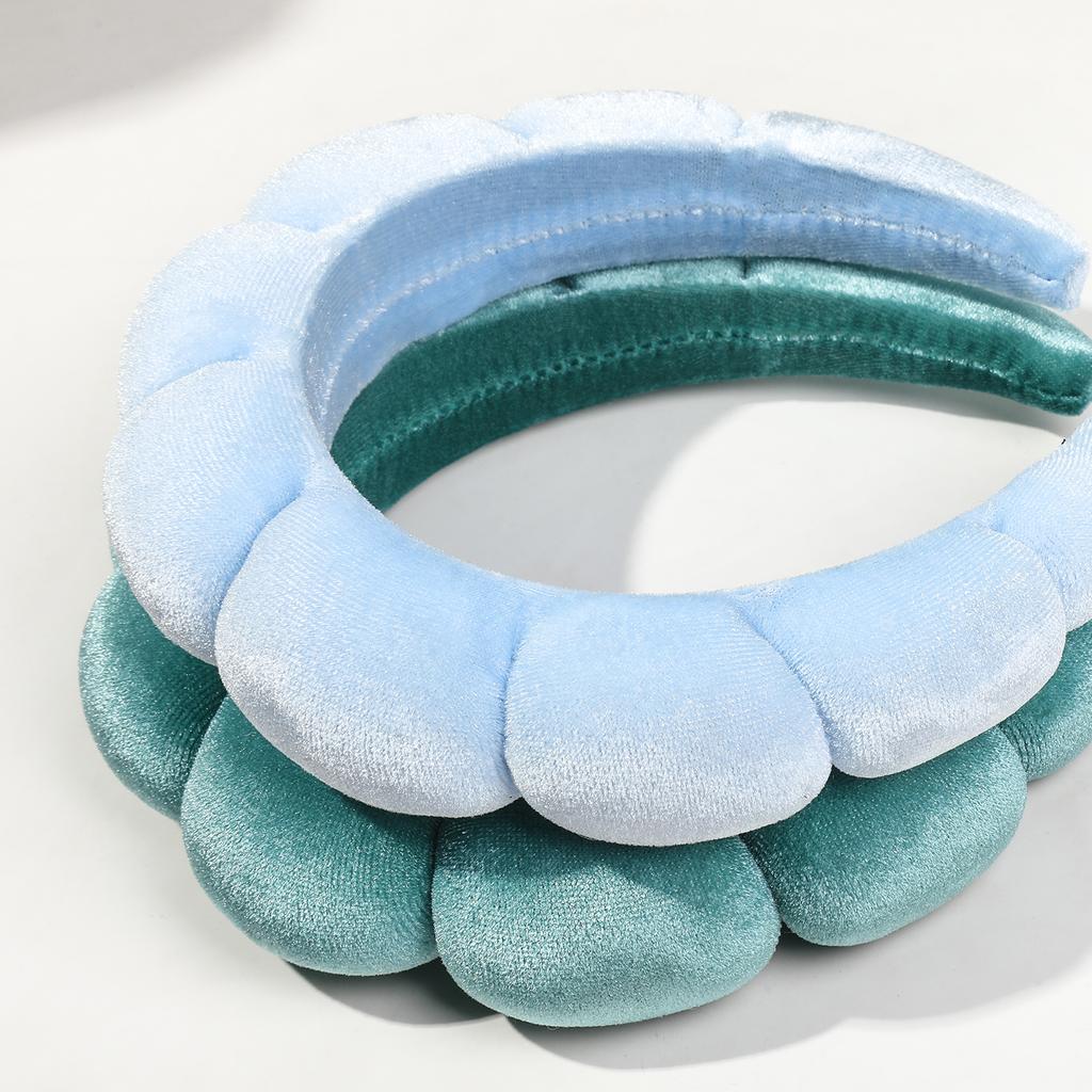 1 Pieza Diadema de Spa para Lavarse la Cara, Diadema de Esponja Leopard con Antideslizante para Maquillaje, Cuidado de la Piel, Cabello para Mujer, Niña, Tocado Esponjoso Acolchado