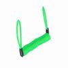 Motorcycle Bike Alarm Disc Lock Antitheft Security Spring Reminder Coil Cable Orange