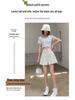 2024 Summer Women's High-Waisted A-Line Pleated Culottes