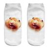 Funny and Cute Animal Fitness Socks, 3D Printed Mouse Totoro for Women