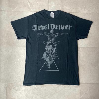 Vintage Devildriver Metalcore Death Trash Metal Rockowy Zespół Koszulka z Trasy Rozmiar Średni