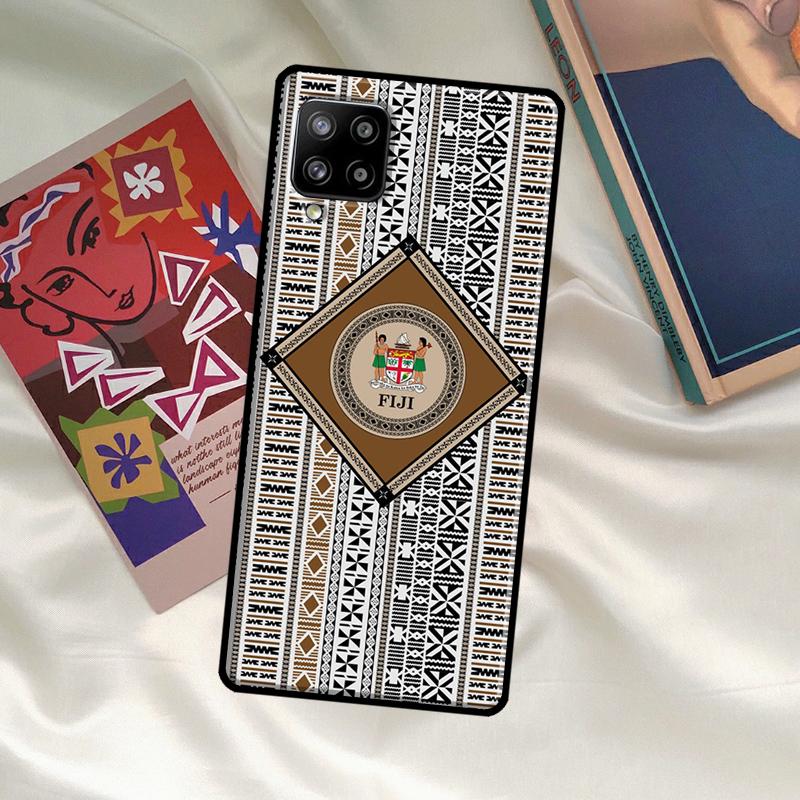 Fijian Masi Tapa Case For Samsung Galaxy A54 A06 A05 A16 A26 A36 A56 A53 A32 A52 A33 A13 A55 A35 A15 A14 A34 Samsung A52