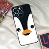 Penguin Phone Case For iPhone 16 15 14 12 11 13 17 Pro Max 15 16 Plus 13 Mini 16e 17 Air Funda Cover