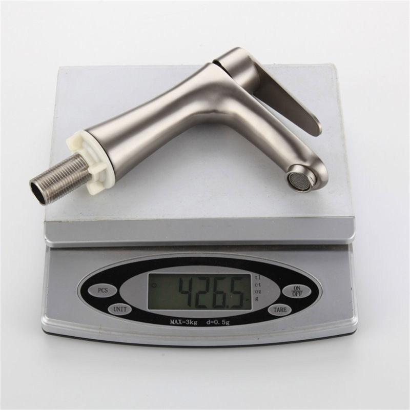 Modern Single Cold Water Faucet for Bathroom Sinks Food Grade Steel Cold Water Faucet Single Cold Tap Quick Installation