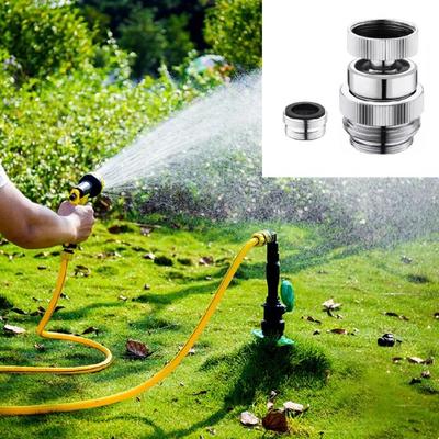 Drehbarer Wasserhahn-Adapter Messing Gewindeanschluss Wetterbeständig Für Effiziente Gartenbewässerung Autowäsche