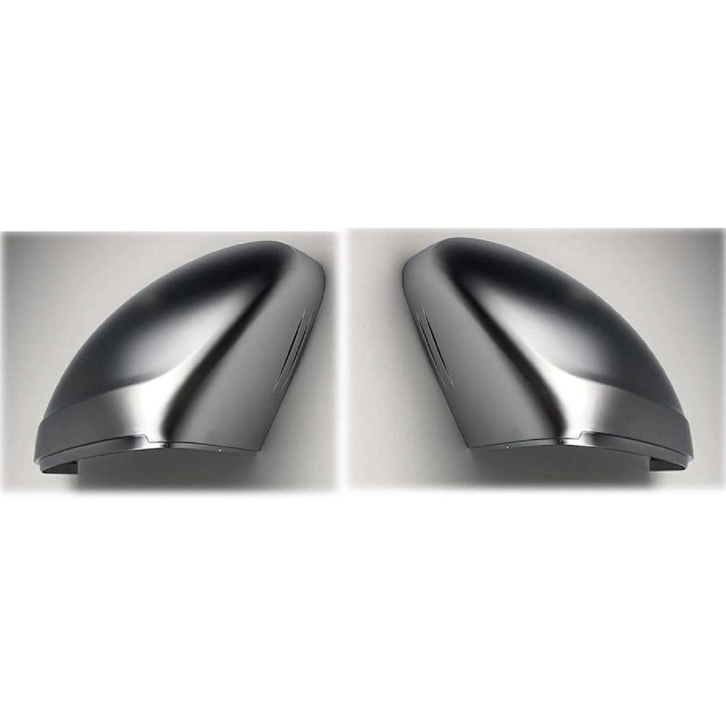 Rearview Side Wing Mirror Caps Cover,for VW Tiguan Allspace L MK2 2017 2018 2019 2020, Gloss Black