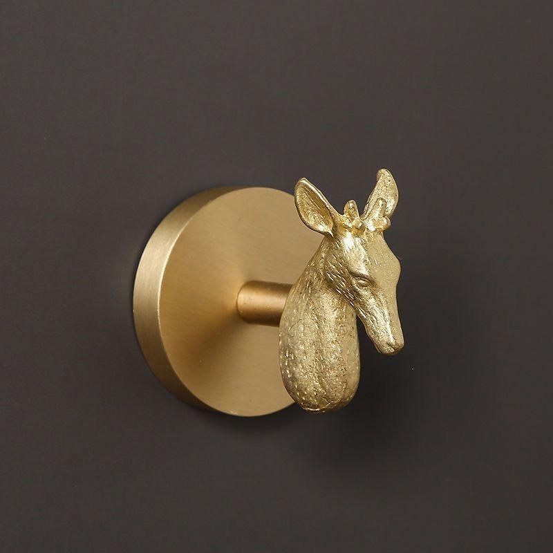 Leaf Ginkgo Brass Angel Bird Dragonfly Wall Hook With Adhesive For Door Decor