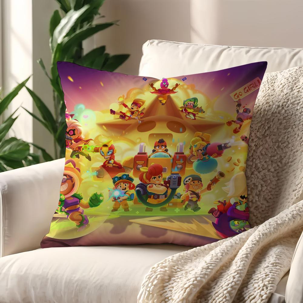 

Игра B-BrawlES S-StarEs B Наволочка для подушки Дом Диван Гостиная Офис Магазин Чехол Печать Комфорт Украшения Скандинавская простота 30x30cm