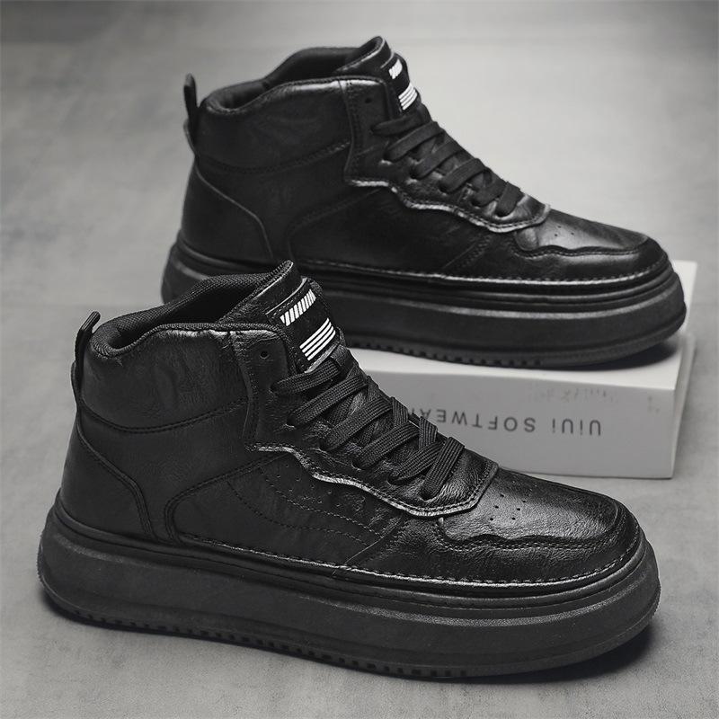 Men's Ankle Boots 2026 Autumn Thick Soled Comfortable Anti Slip Outdoor Sports Shoes Fashion Platform Casual Shoes Zapatillas