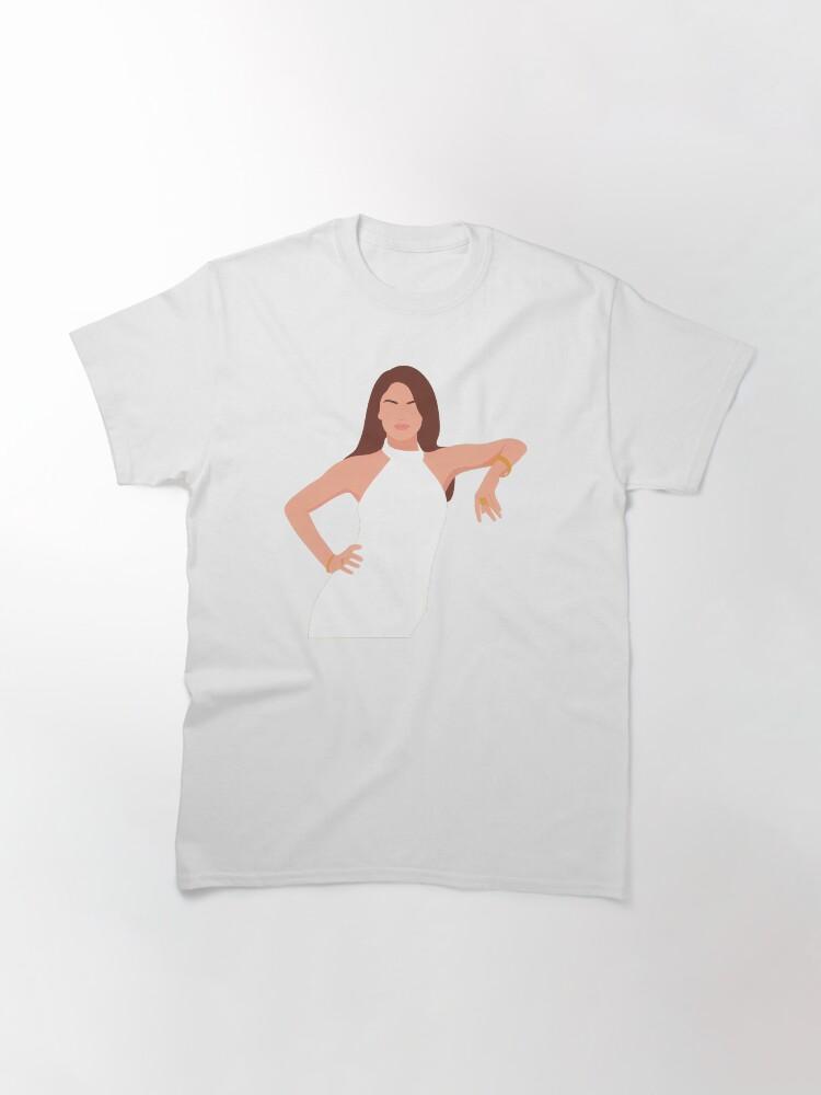 Selena Gomez Lineless Illustration Classic T-Shirt